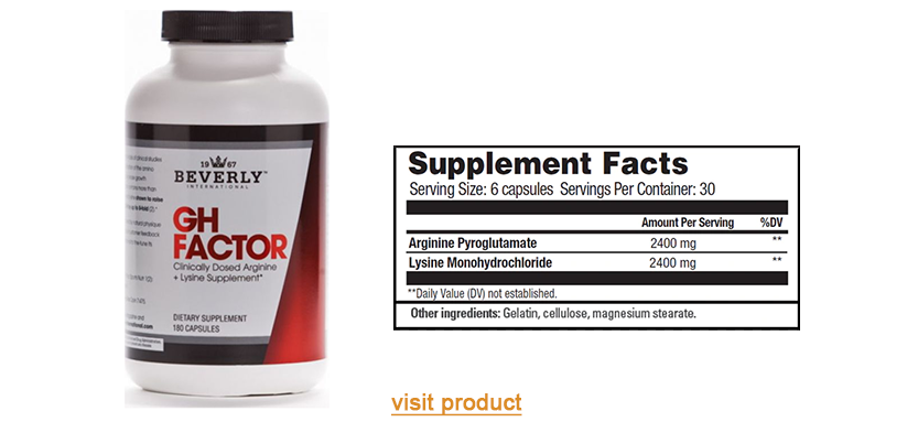 a1supplements beverly gh factor