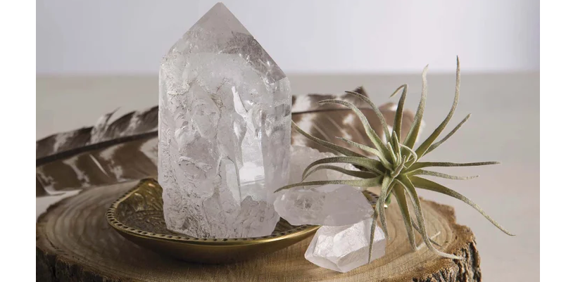 clear quartz placement