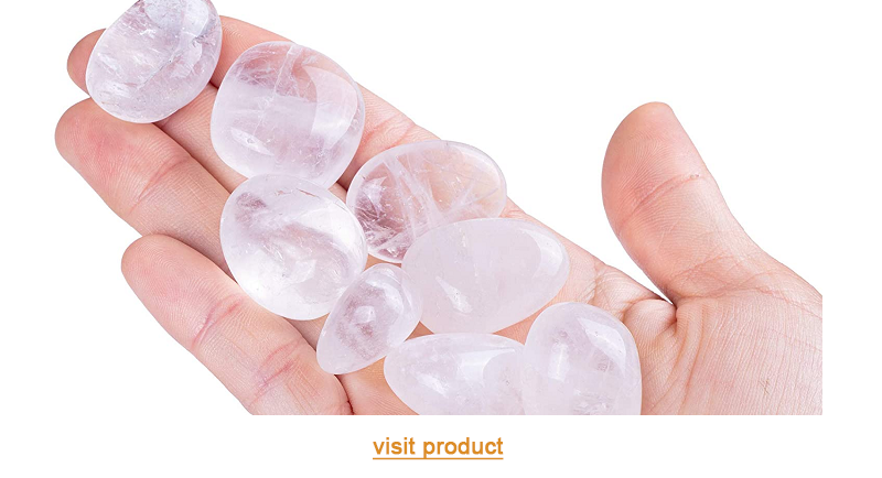 clear quartz shape example tumbled