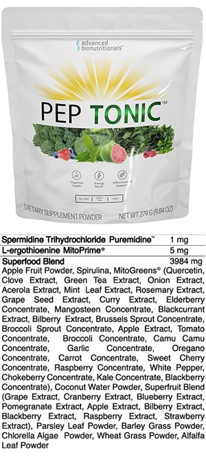 pep tonic supergreens supplement